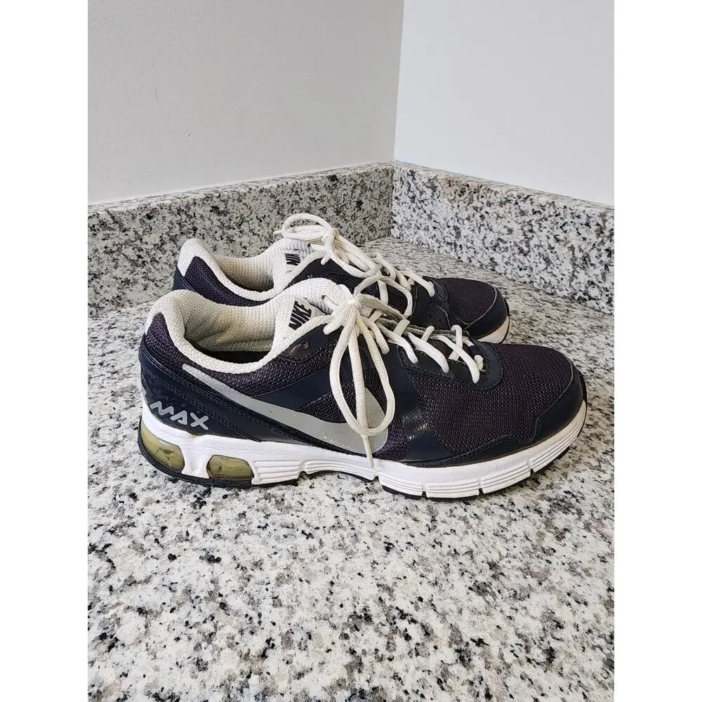 Nike 2009 Air Max Run Lite + Running Shoes Sz 10M Used 386500 012 Vintage